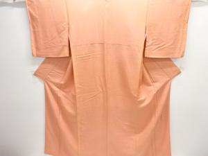 作家物　氷割れ模様織り出し暈し一つ紋色無地着物